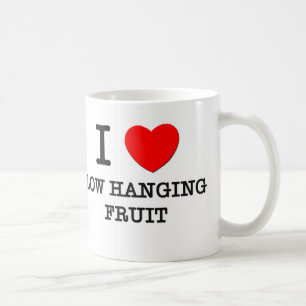 Mug J'aime le fruit accrochant du bas