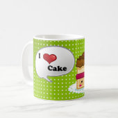 Mug J'aime le gâteau (Devant gauche)