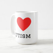 Mug J'aime le gauchisme (Devant gauche)