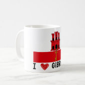 Mug J'aime le Gibraltar (Devant gauche)