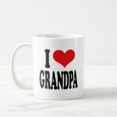 Mug J'aime le grand-papa (Gauche)