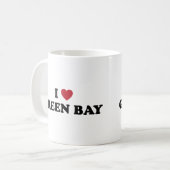Mug J'aime le Green Bay le Wisconsin (Devant gauche)