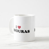 Mug J'aime le Honduras (Devant gauche)