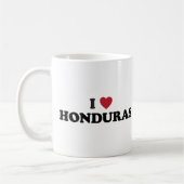 Mug J'aime le Honduras (Gauche)
