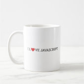 Mug J'aime le Javascript (Gauche)