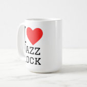 Mug J'aime le jazz rock (Devant gauche)
