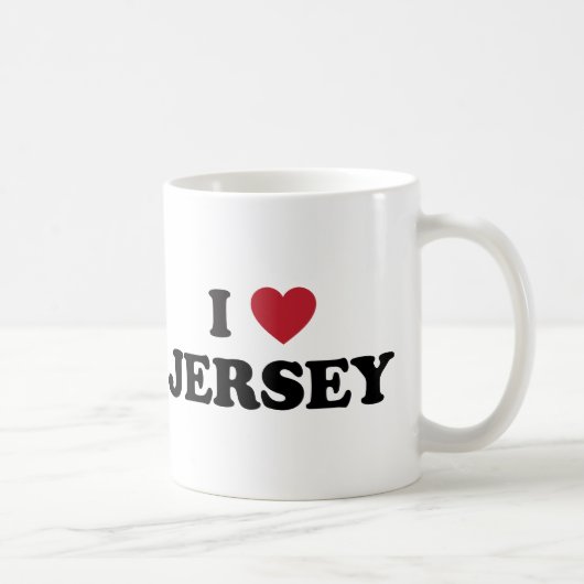 Mug J'aime le Jersey (Droite)