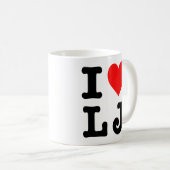 Mug "J'aime le JL" (Devant droit)