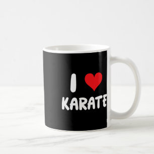 Mug J'aime le karaté - Cœur - Arts martiaux 