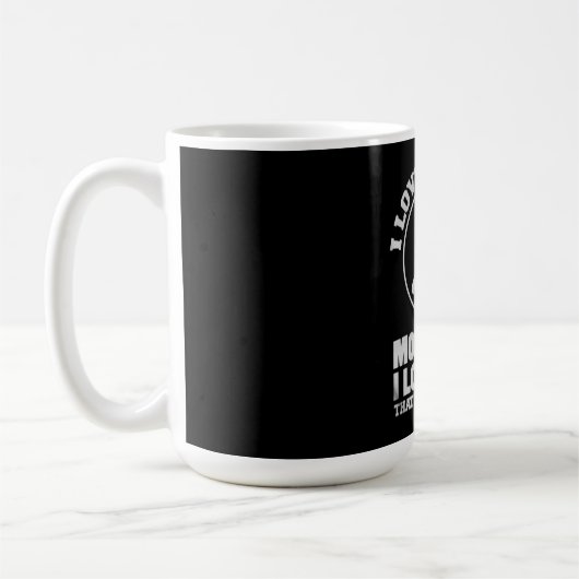 Mug J'Aime Le Karaté Plus Que J'Aime Le Cadeau Aliment (Gauche)