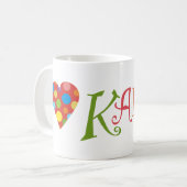 Mug J'aime le karma (Devant gauche)