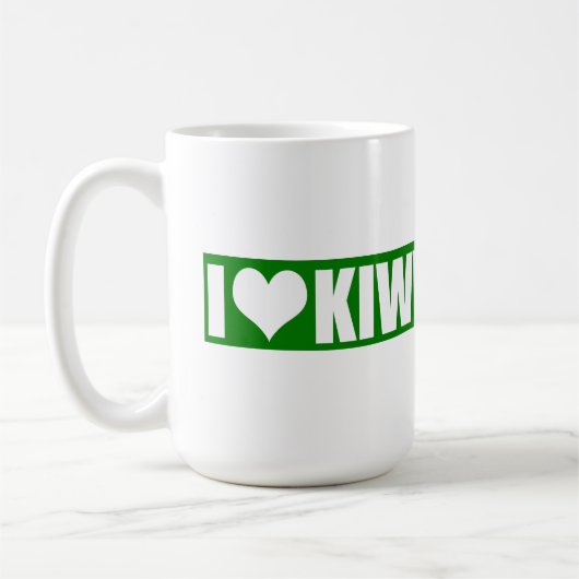 Mug J'aime le kiwi (Gauche)