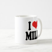 Mug J'aime le lait (Devant droit)
