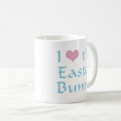 Mug J'aime le lapin de Pâques (Devant droit)