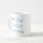 Mug J'aime le lapin de Pâques (Devant gauche)