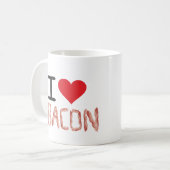 Mug J'aime le lard (Devant gauche)