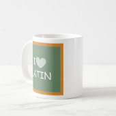 Mug J'aime le latin (Devant gauche)