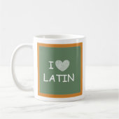 Mug J'aime le latin (Gauche)