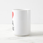 Mug J'aime le lion de mer (Centre)