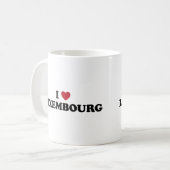 Mug J'aime le Luxembourg (Devant gauche)