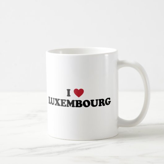 Mug J'aime le Luxembourg (Droite)