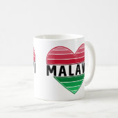 Mug J'aime le Malawi, le coeur du Malawi (Devant droit)
