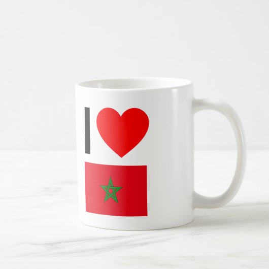 Mug j'aime le maroc (Droite)