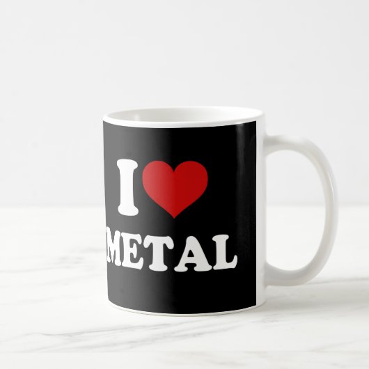 Mug J'aime le métal (Droite)