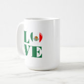 Mug J'aime le Mexique (Devant gauche)