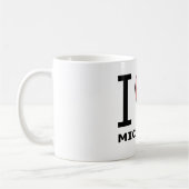 MUG J'AIME LE MICHIGAN (Gauche)