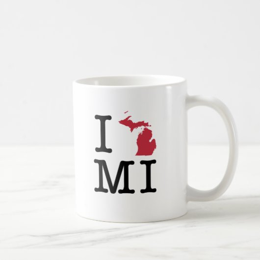 Mug J'aime le Michigan (Droite)
