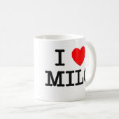 Mug J'aime le Milo (Devant droit)