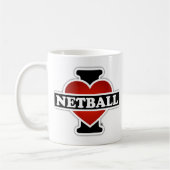 Mug J'aime le net-ball (Gauche)