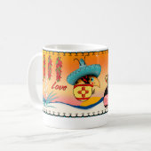 Mug J'aime le Nouveau Mexique (Devant gauche)