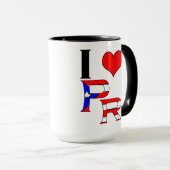 Mug J'aime le P.R. (Devant droit)