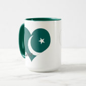 Mug J'aime le Pakistan (Devant gauche)