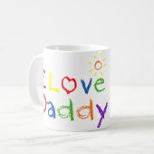 Mug J'aime le papa (Devant gauche)