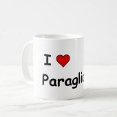 Mug J'aime le parapente (Devant gauche)