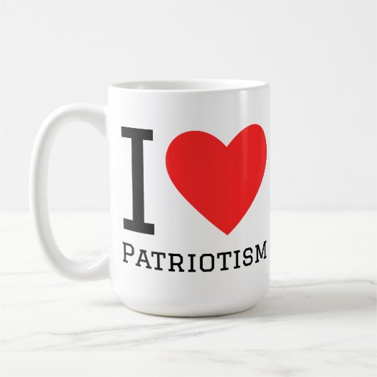 Mug J'aime le patriotisme (Gauche)