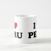 Mug J'aime le Pérou (Centre)