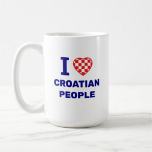 Mug J'aime le peuple croate
