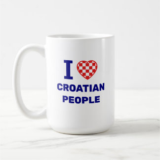 Mug J'aime le peuple croate