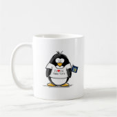 Mug J'aime le pingouin de New York (Gauche)