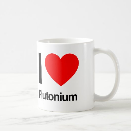 Mug j'aime le plutonium (Droite)