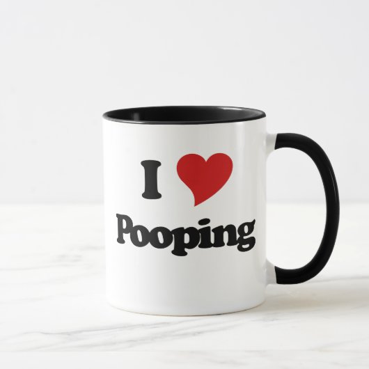 Mug J'Aime Le Pooping (Droite)