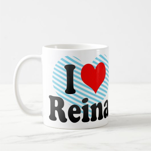 Mug J'aime le reina (Gauche)