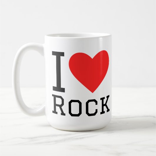 Mug J'aime le rock (Gauche)