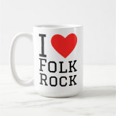 Mug J'aime le rock folk (Gauche)