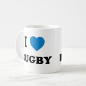 Mug J'aime le rugby (Devant gauche)