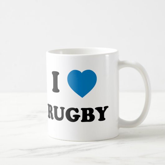 Mug J'aime le rugby (Droite)